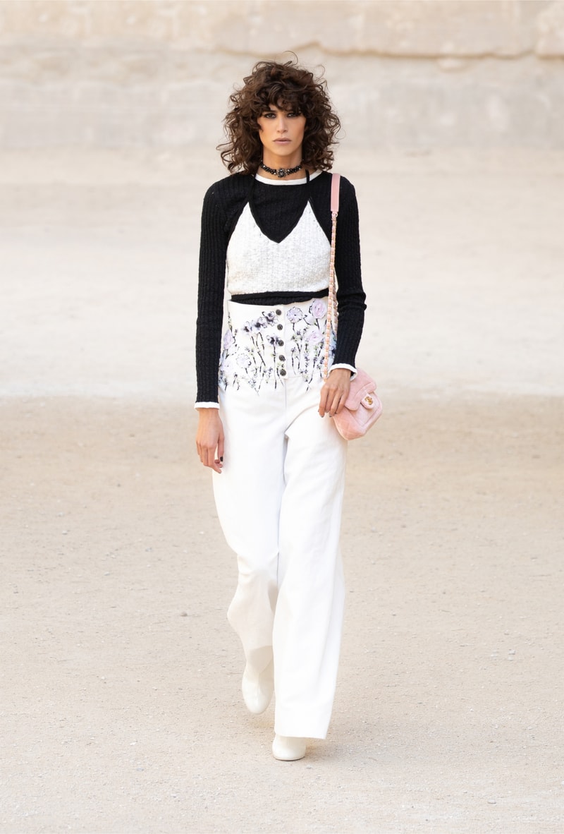 chanel cruise resort collection runway virginie viard provence punk rock jean cocteau tweed suits dresses 