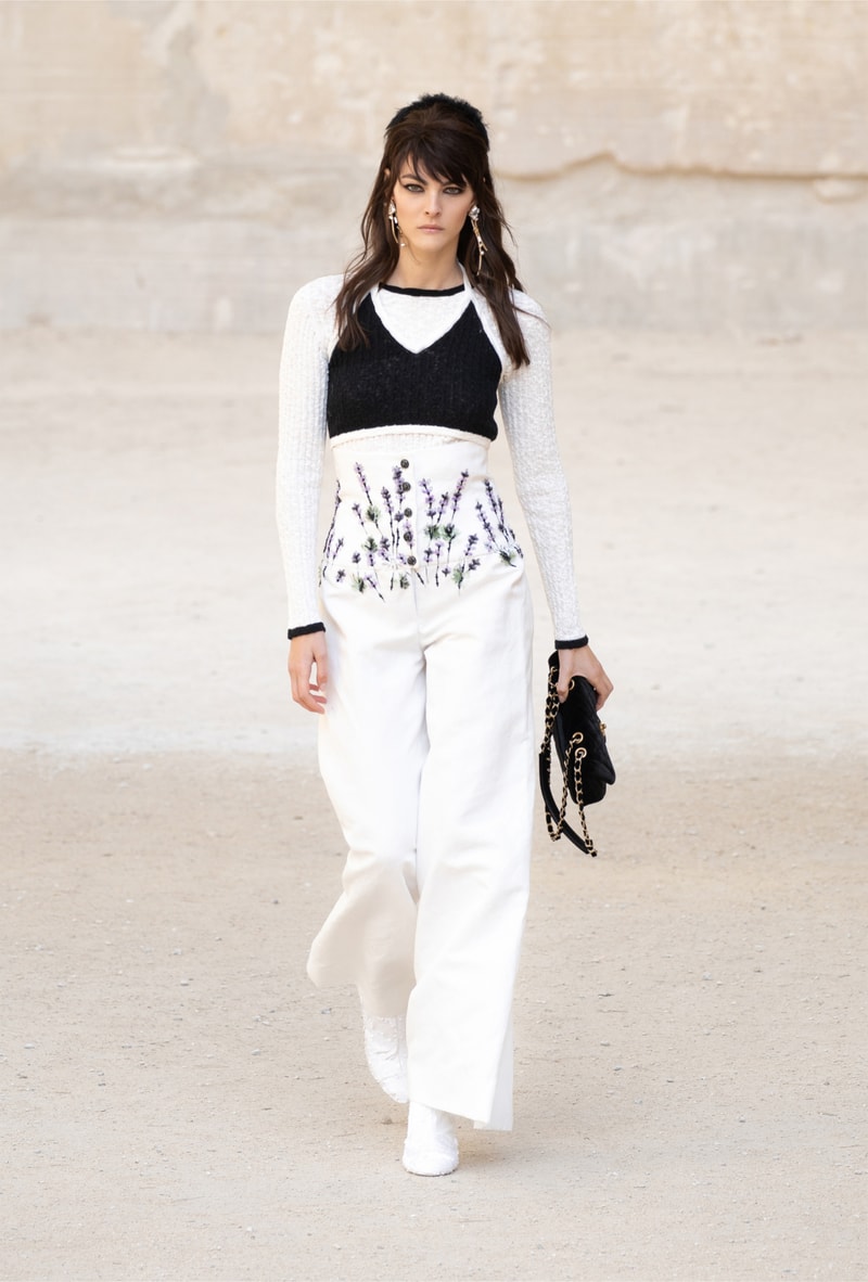 chanel cruise resort collection runway virginie viard provence punk rock jean cocteau tweed suits dresses 