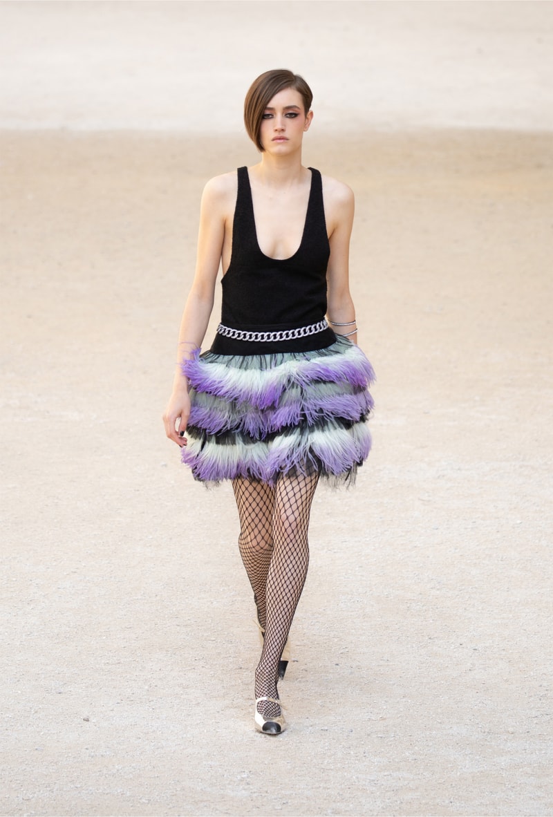 chanel cruise resort collection runway virginie viard provence punk rock jean cocteau tweed suits dresses 