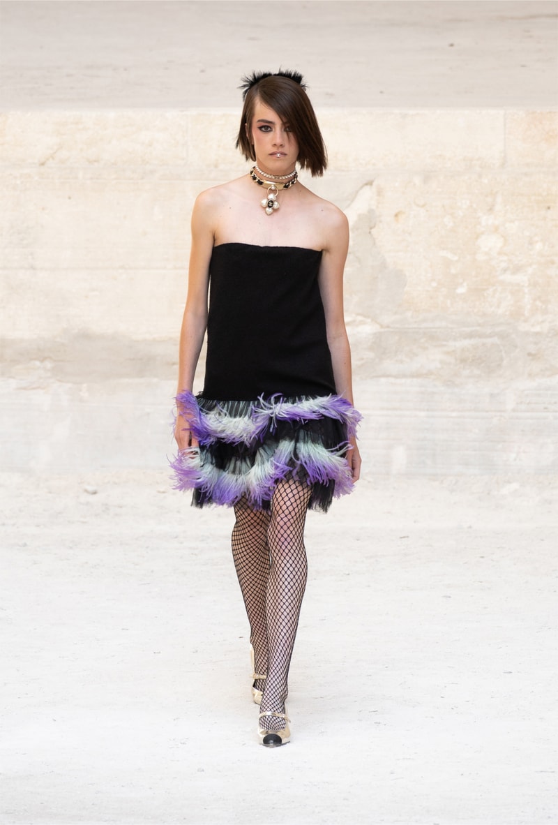 chanel cruise resort collection runway virginie viard provence punk rock jean cocteau tweed suits dresses 