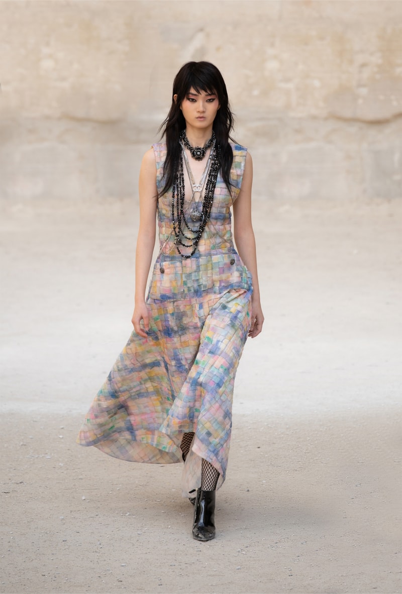 chanel cruise resort collection runway virginie viard provence punk rock jean cocteau tweed suits dresses 