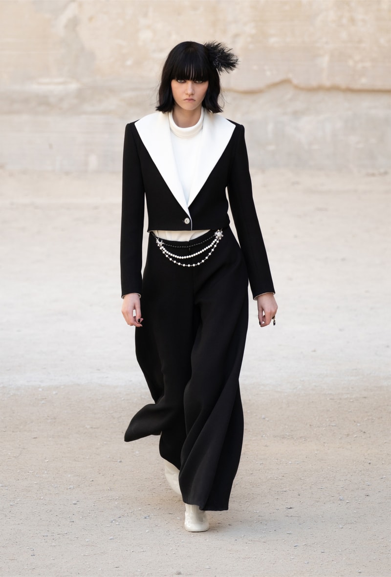 chanel cruise resort collection runway virginie viard provence punk rock jean cocteau tweed suits dresses 