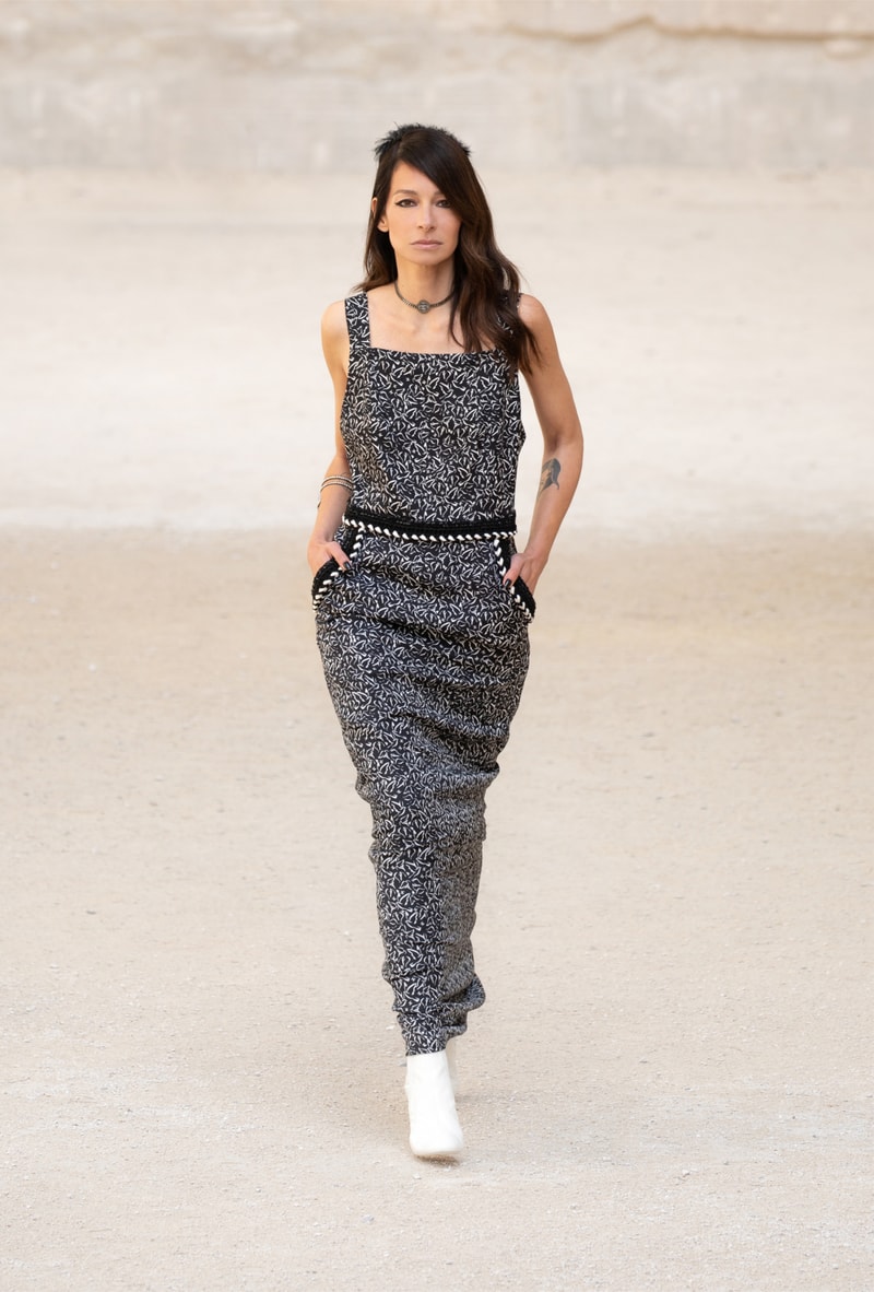 chanel cruise resort collection runway virginie viard provence punk rock jean cocteau tweed suits dresses 