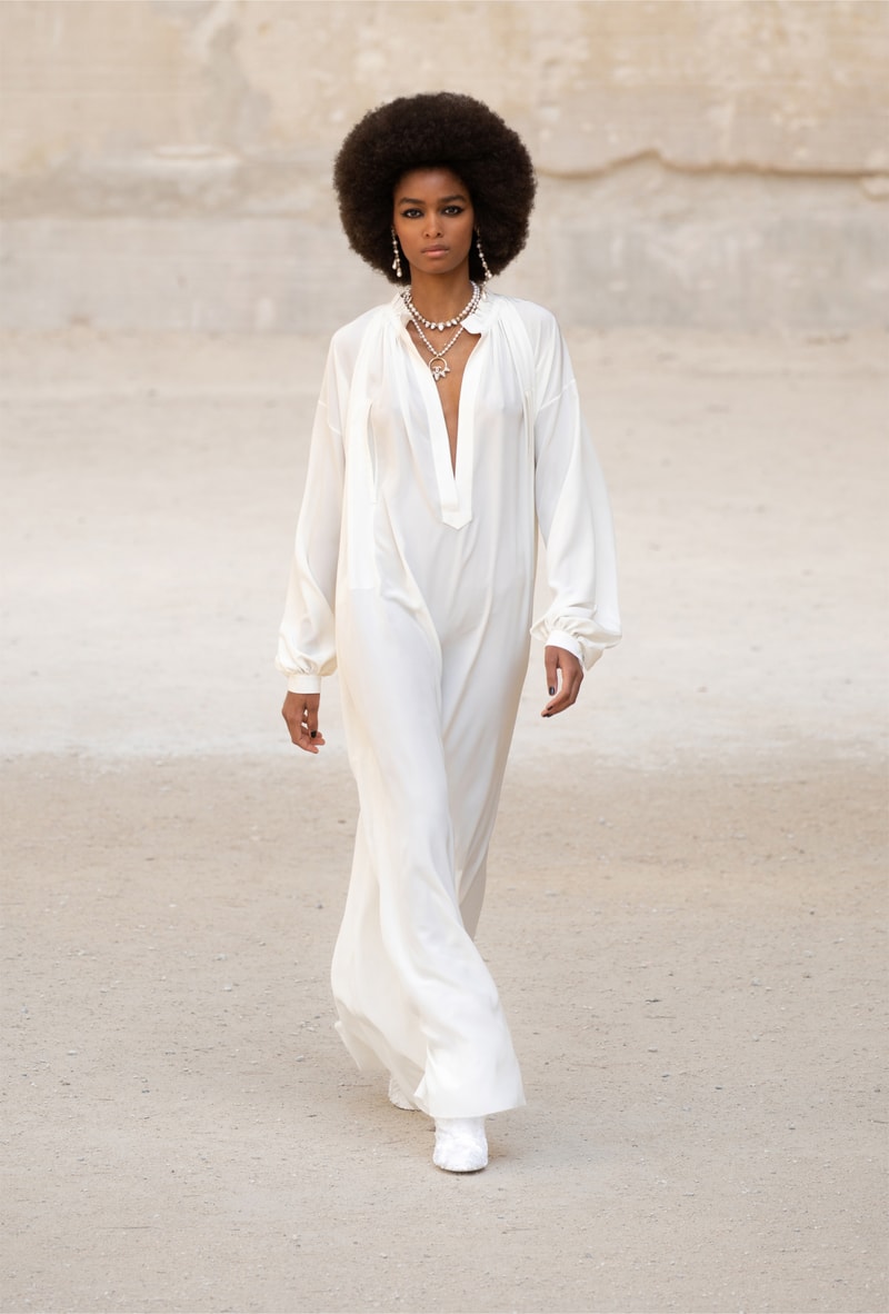chanel cruise resort collection runway virginie viard provence punk rock jean cocteau tweed suits dresses 