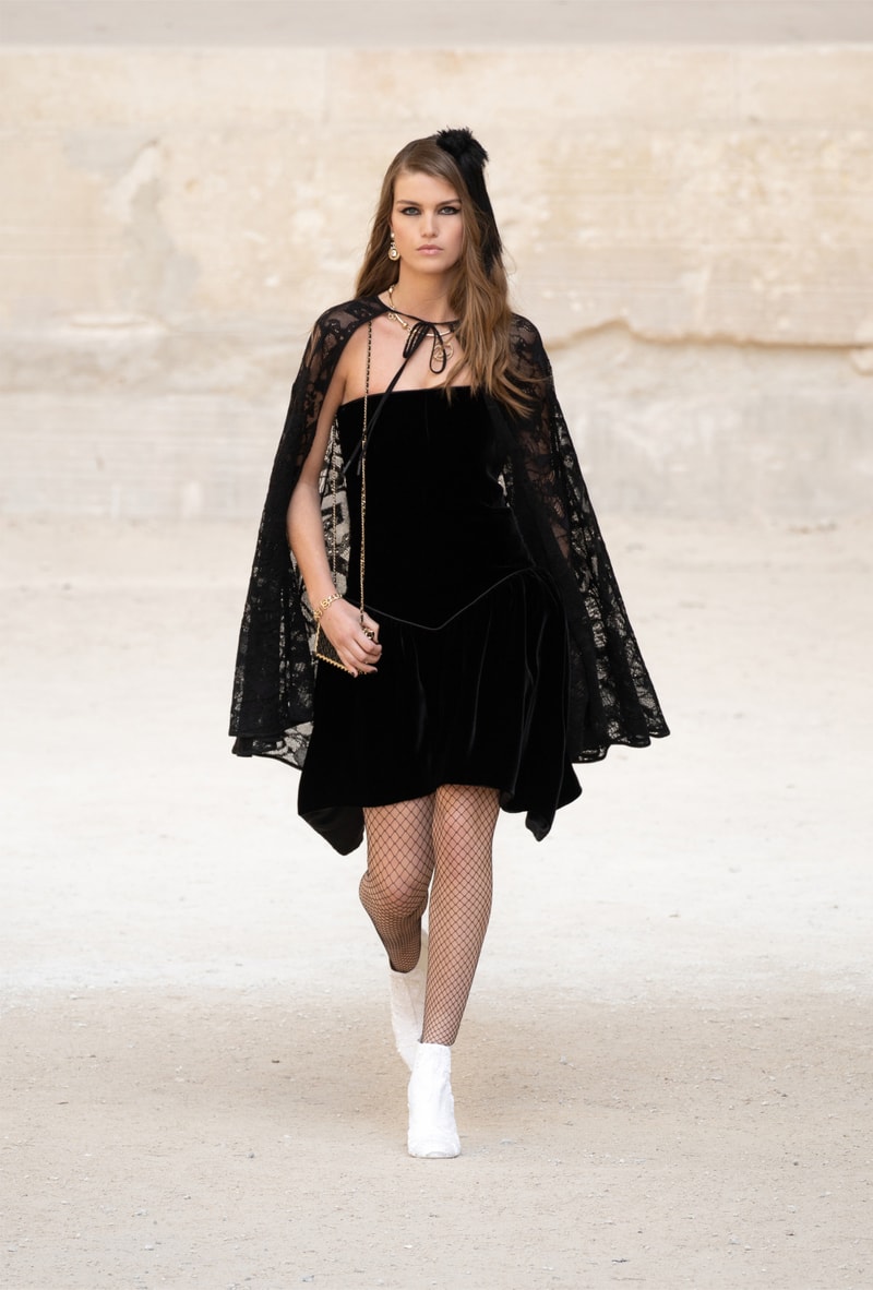 chanel cruise resort collection runway virginie viard provence punk rock jean cocteau tweed suits dresses 