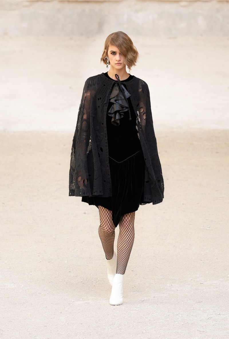 chanel cruise resort collection runway virginie viard provence punk rock jean cocteau tweed suits dresses 