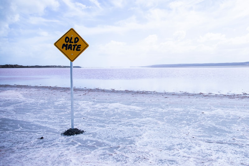 Cj Hendry STRAYA Australian Slang Sign