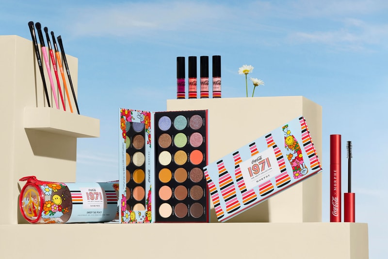 coca cola coke morphe makeup collaboration 1917 unity collection mascara lip gloss eyeshadow palette