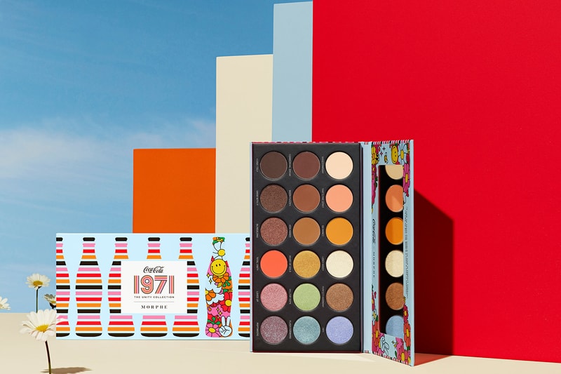 coca cola coke morphe makeup collaboration 1917 unity collection eyeshadow palette