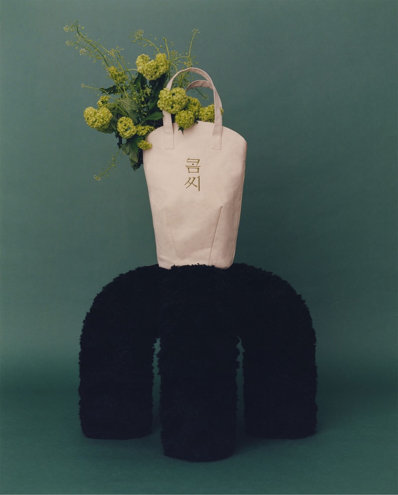 comme si say it with flowers campaign korean asian american tote bag
