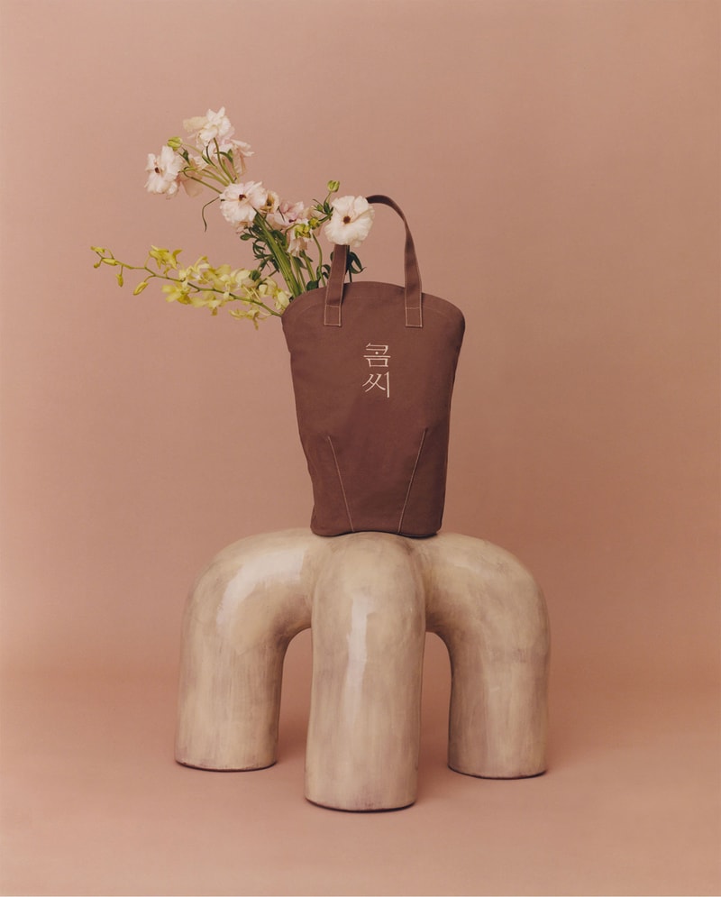 comme si say it with flowers campaign korean asian american tote bag