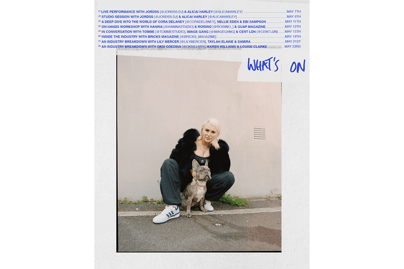 Cora Delaney, Nellie Eden and Ebi Sampson adidas originals forum low lo sneaker footwear fashion streetwear basketball sport women creative industry live panel discussion