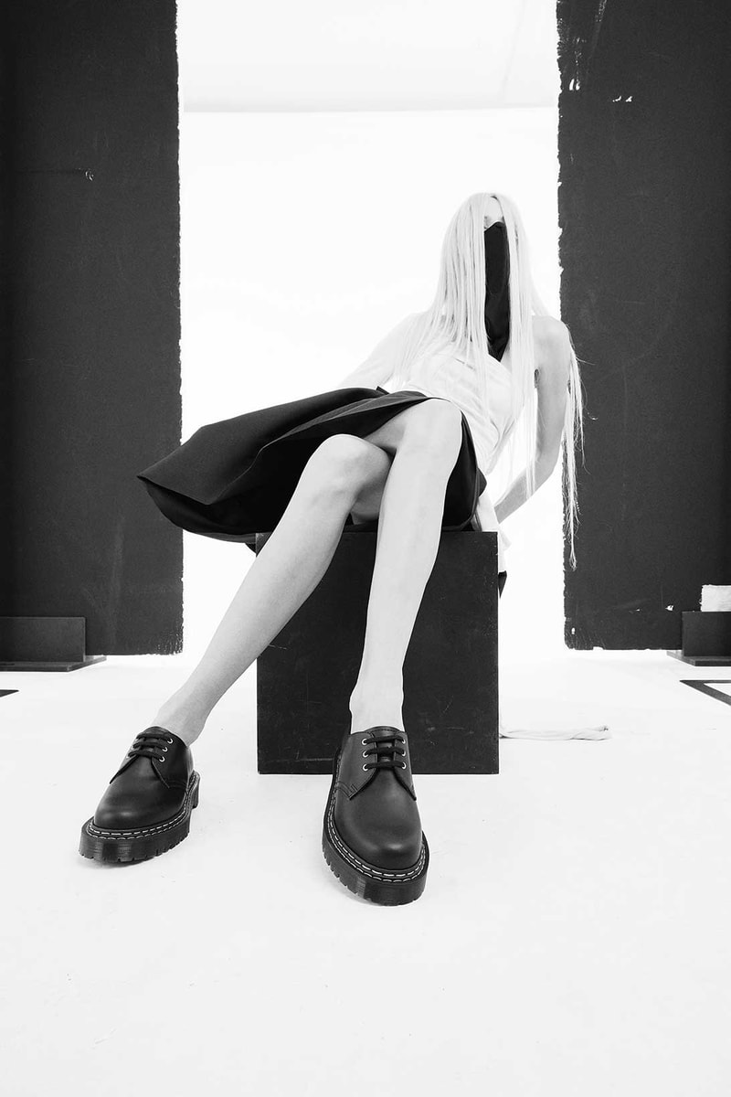 dr martens rick owens 1461 bex ds collaboration footwear
