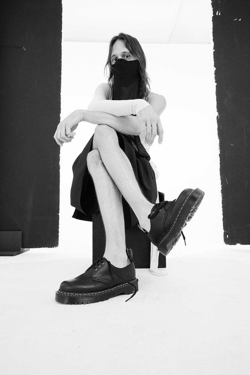 dr martens rick owens 1461 bex ds collaboration footwear