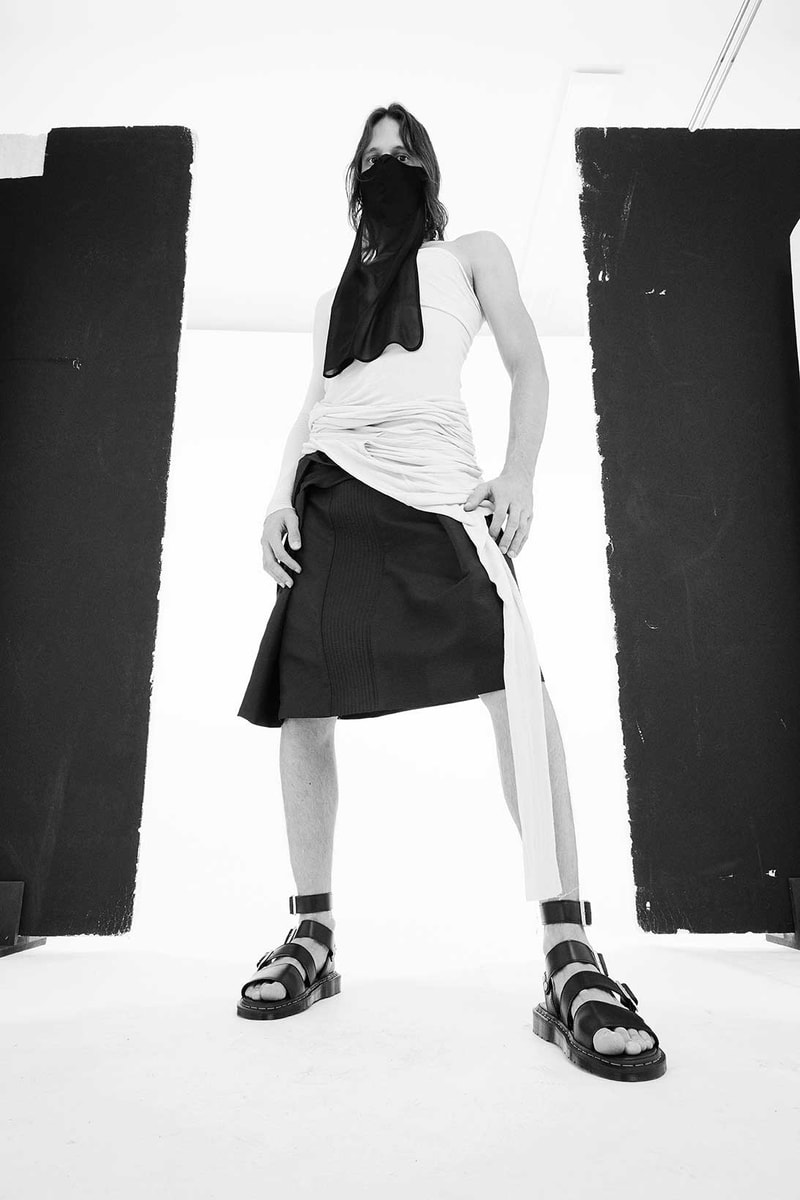 dr martens rick owens gryphon sandal collaboration footwear