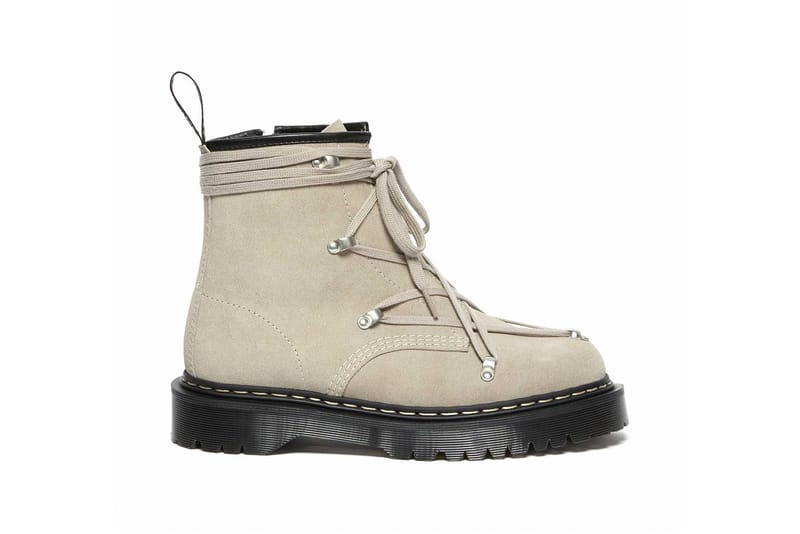 rick owens x dr martens 1460 bex hiking boots