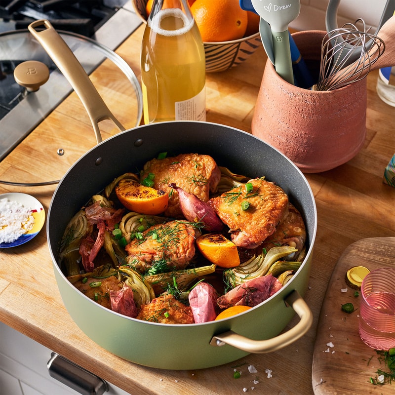 drew barrymore made by gather beautiful kitchenware pot saucepan food cooking