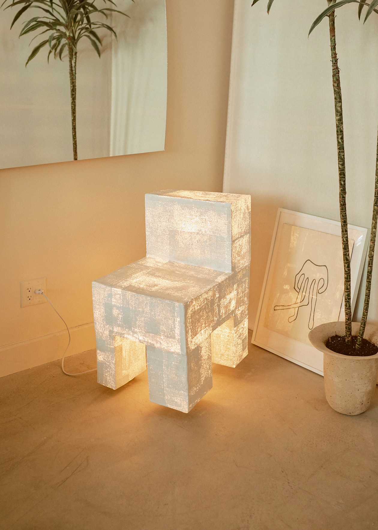 Eny Lee Parker Furniture Designer Ceramic Objects Lighting Oo Lamp New York Queens Interior Design Decor Studio Mirror Plants 