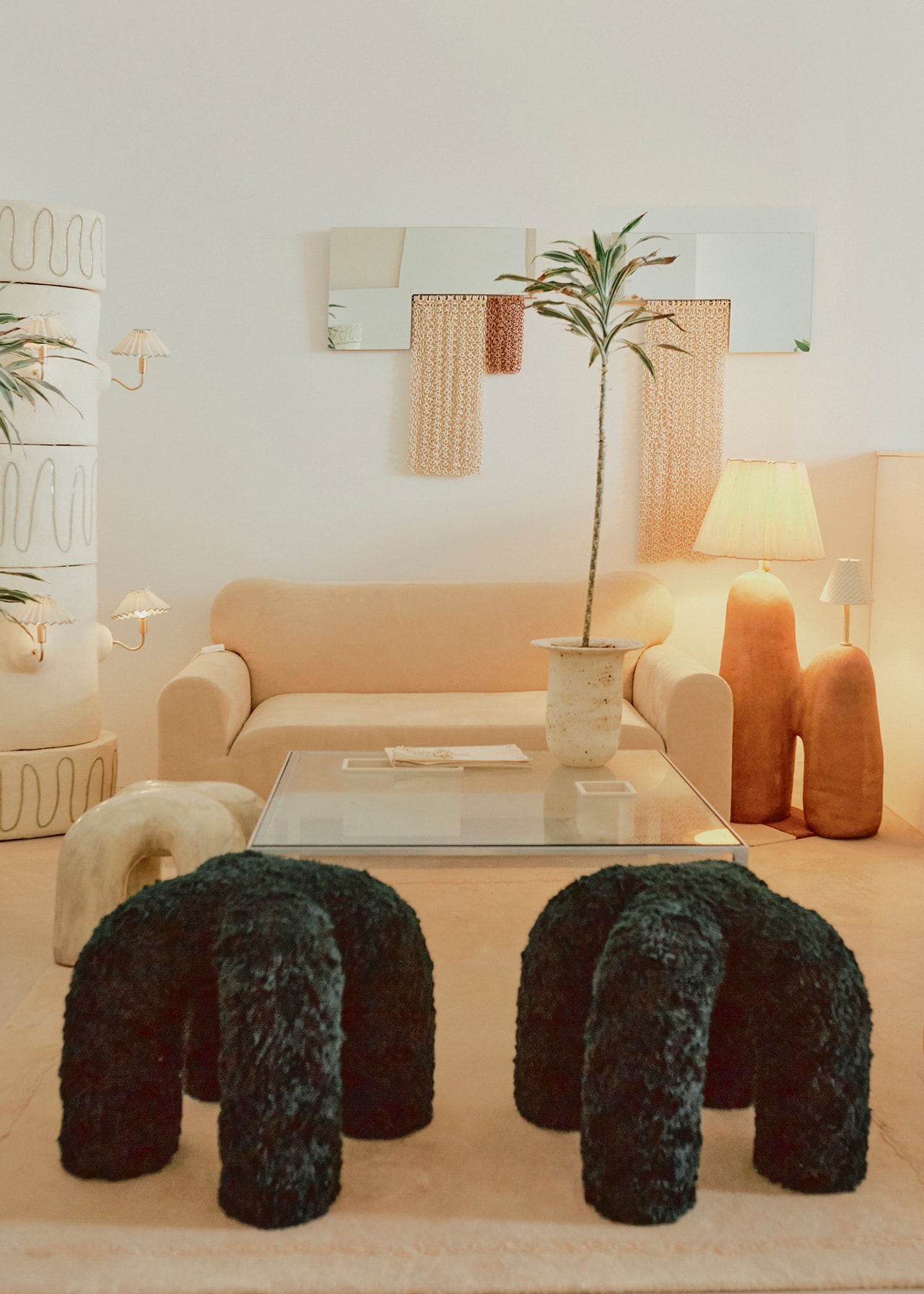 Eny Lee Parker Furniture Designer Ceramic Objects Lighting Oo Lamp New York Queens Interior Design Decor Studio Mirror Plants 