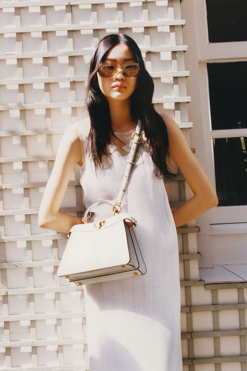 fendi peekaboo iseeu small handbags collection accessories white dress sunglasses