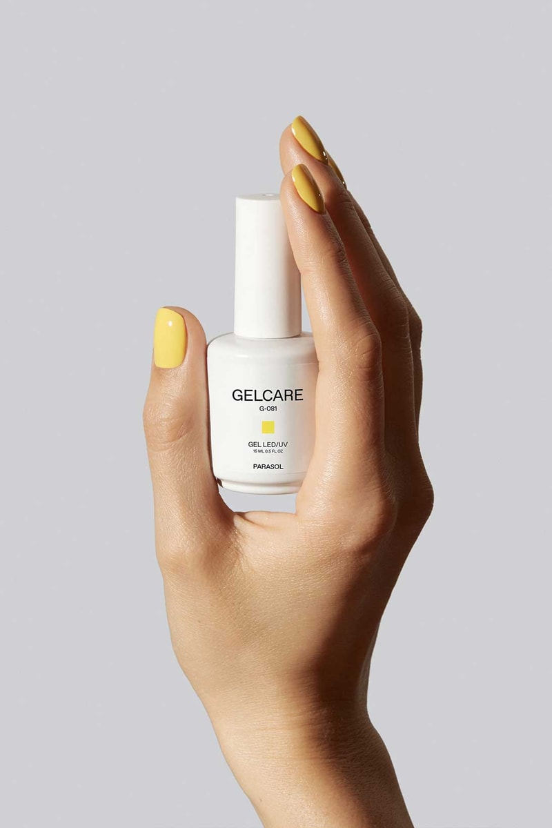 gelcare spring summer nail polish collection parasol pastel yellow