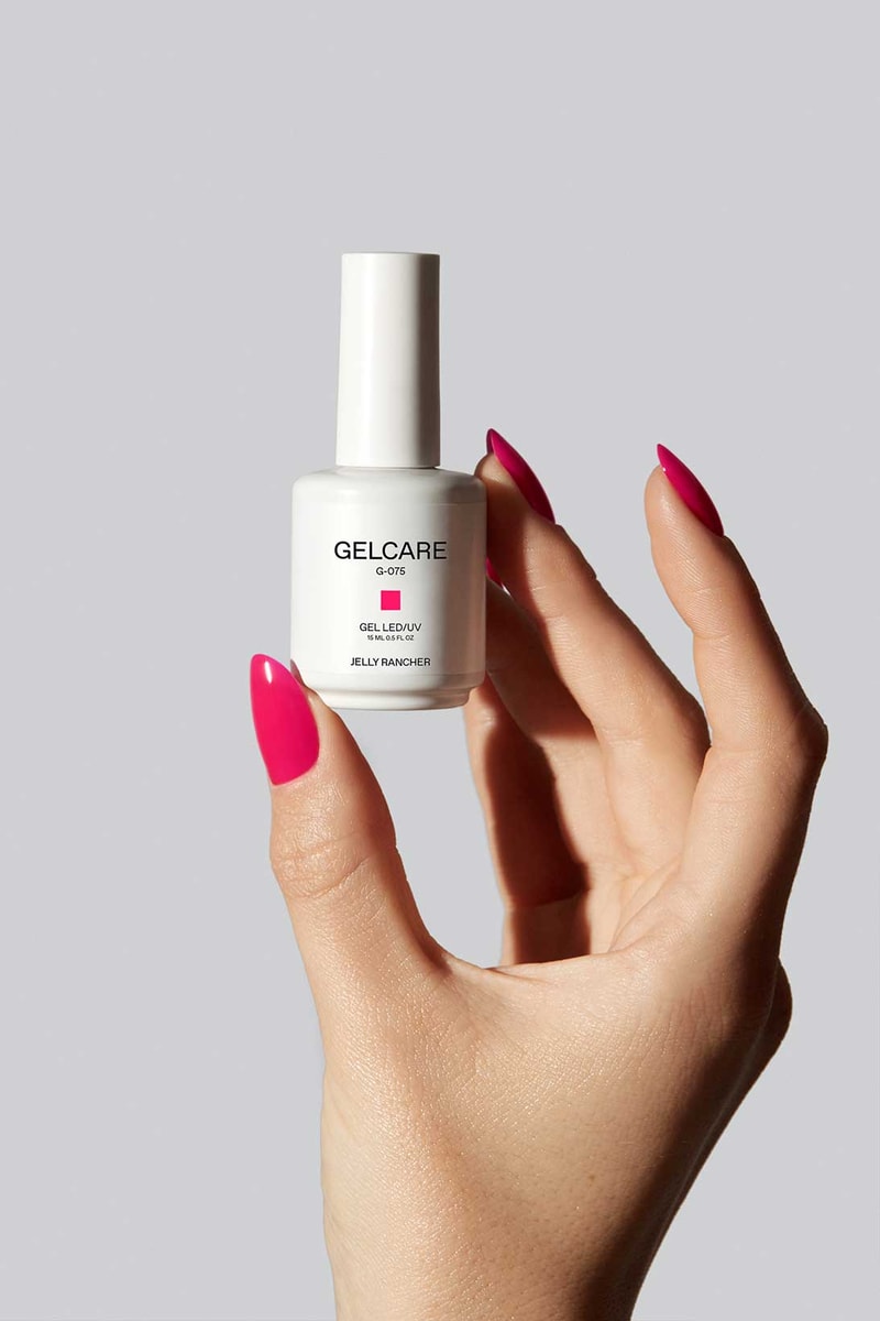 gelcare spring summer nail polish collection jelly rancher hot pink