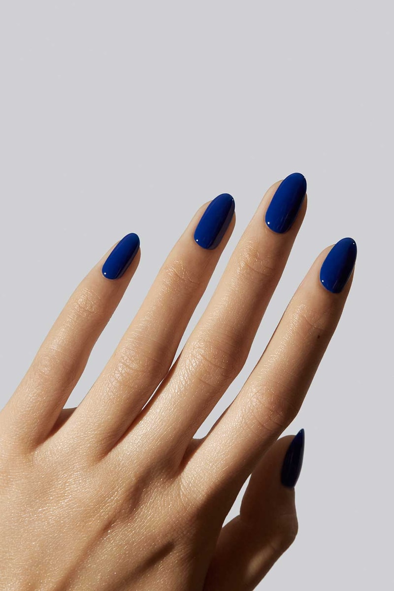 gelcare spring summer nail polish collection klein dark blue