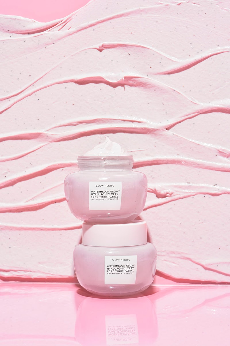Glow Recipe Watermelon Glow Hyaluronic Clay Pore Tight Facial Mask Skincare Beauty Hydrate Skin