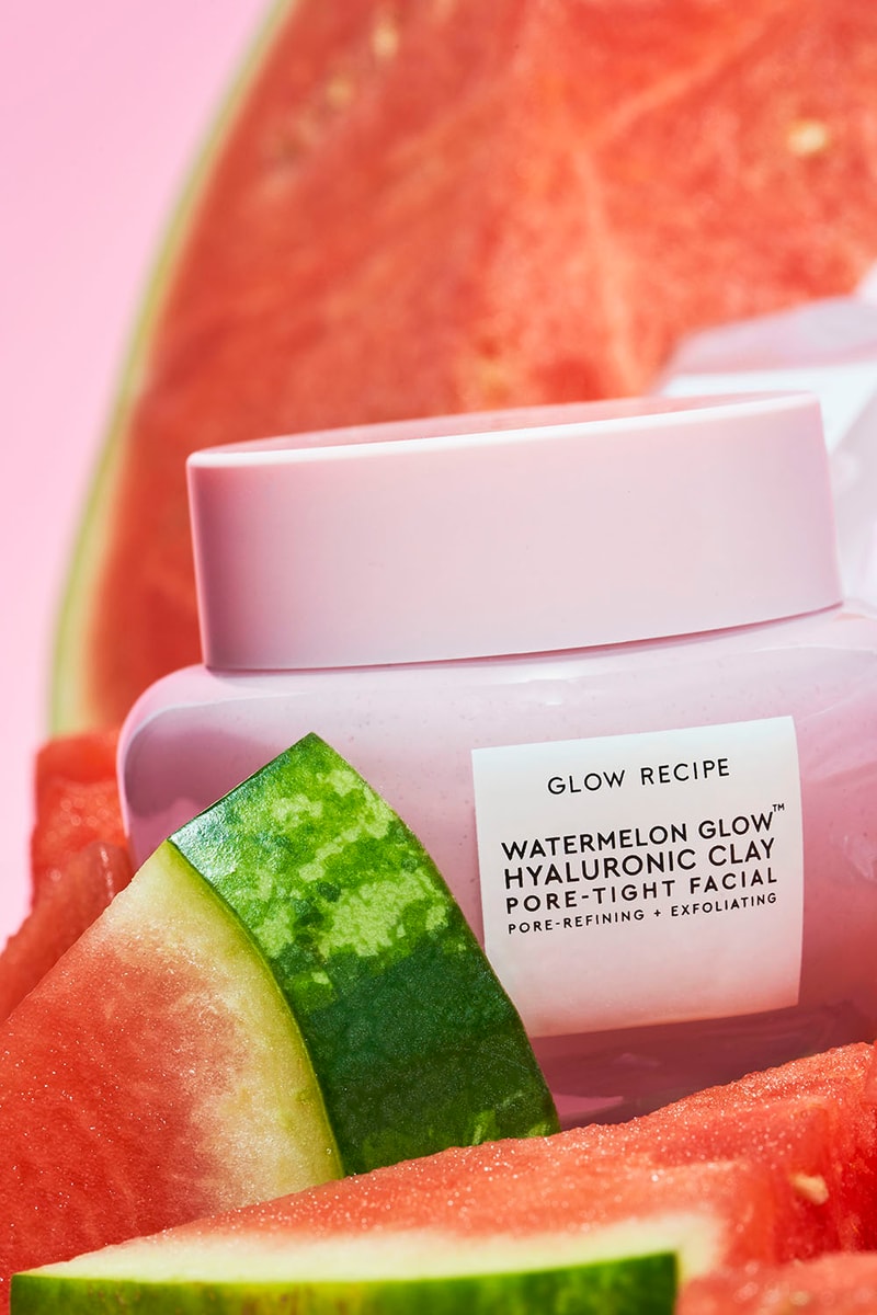 Glow Recipe Watermelon Glow Hyaluronic Clay Pore Tight Facial Mask Skincare Beauty Hydrate Skin