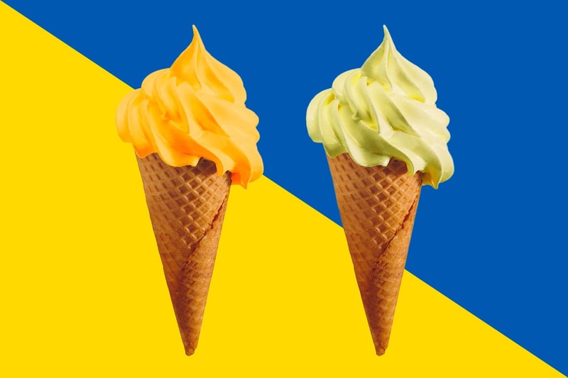 ikea taiwan hami melon durian ice cream dessert