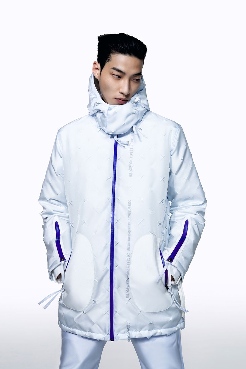 kanghyuk hyosung korean designer skiwear sustainable recycled airbags parkas jackets