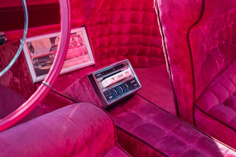 Kristin Bedford Cruise Night Lowrider Car Pink