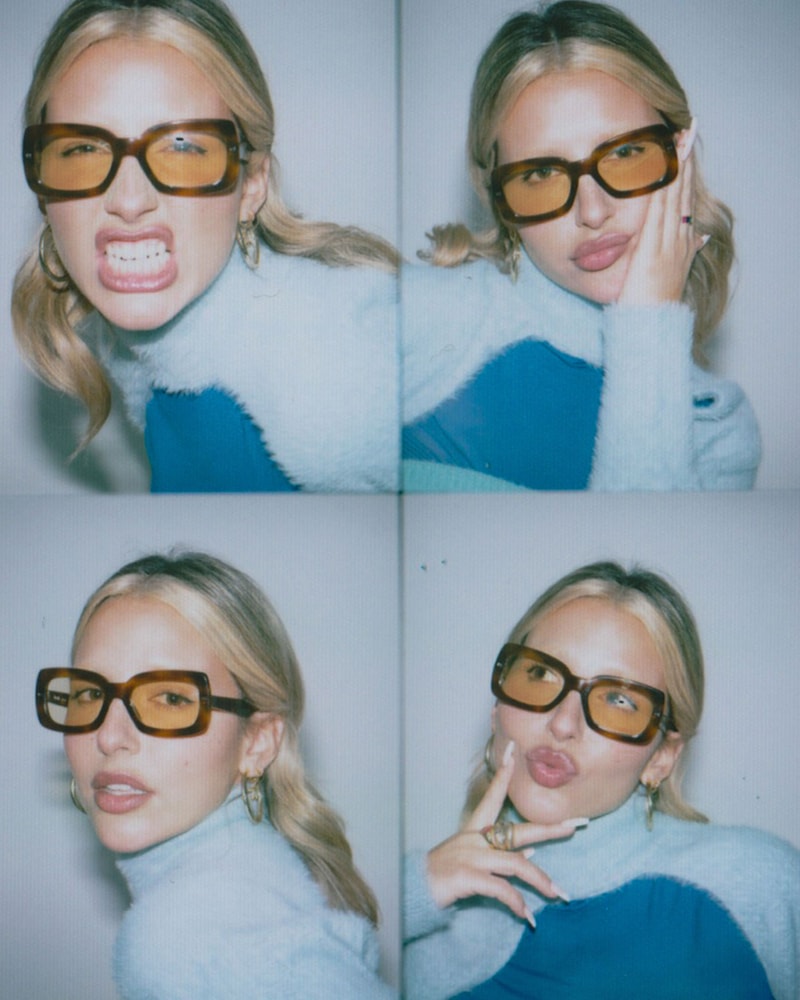 lexxola antonio sunglasses black frames orange yellow tinted