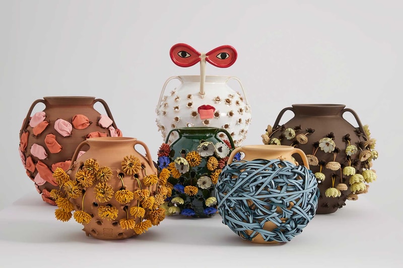 loewe sotheby weaves handbags collaboration accessories flowers 