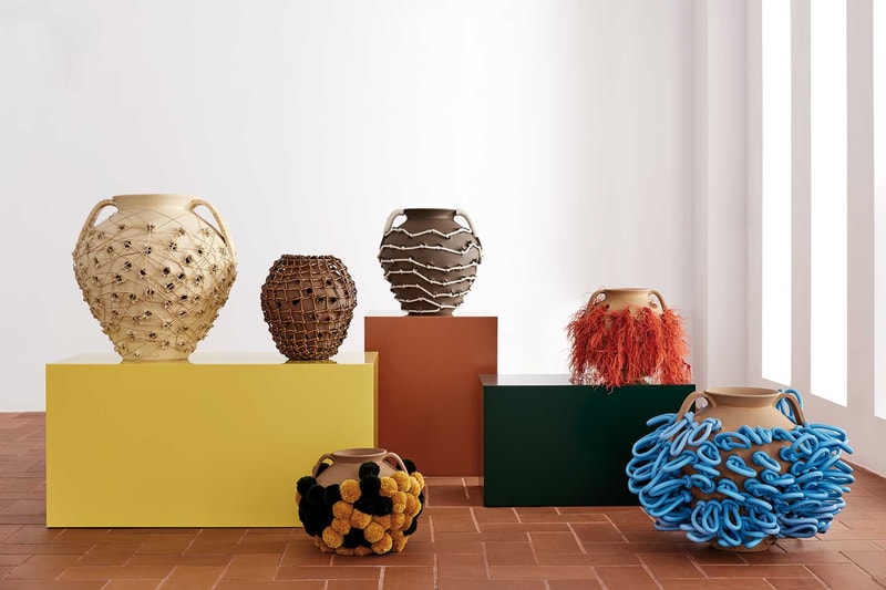 loewe sotheby weaves handbags collaboration accessories flowers 