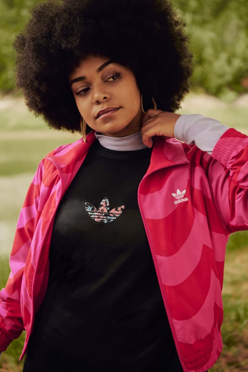 marimekko adidas activewear collaboration jacket tee