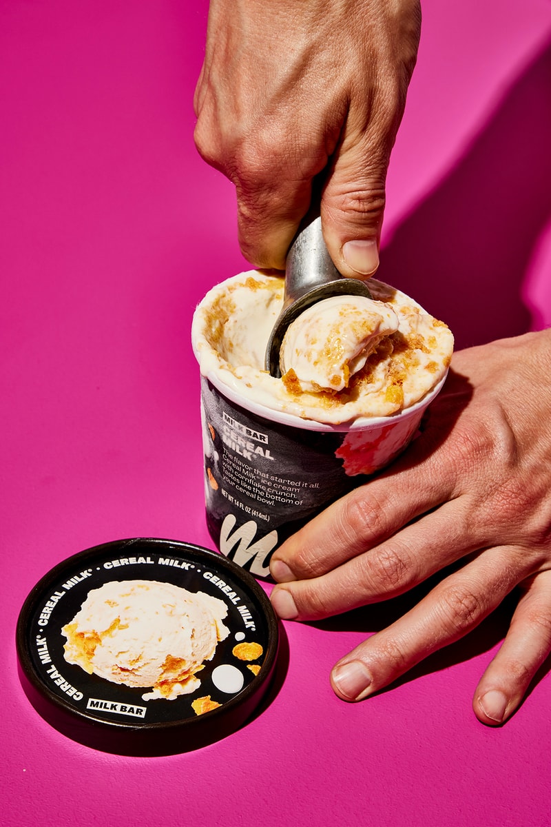 Milk Bar Ice Cream Pints Cereal Milk Dessert