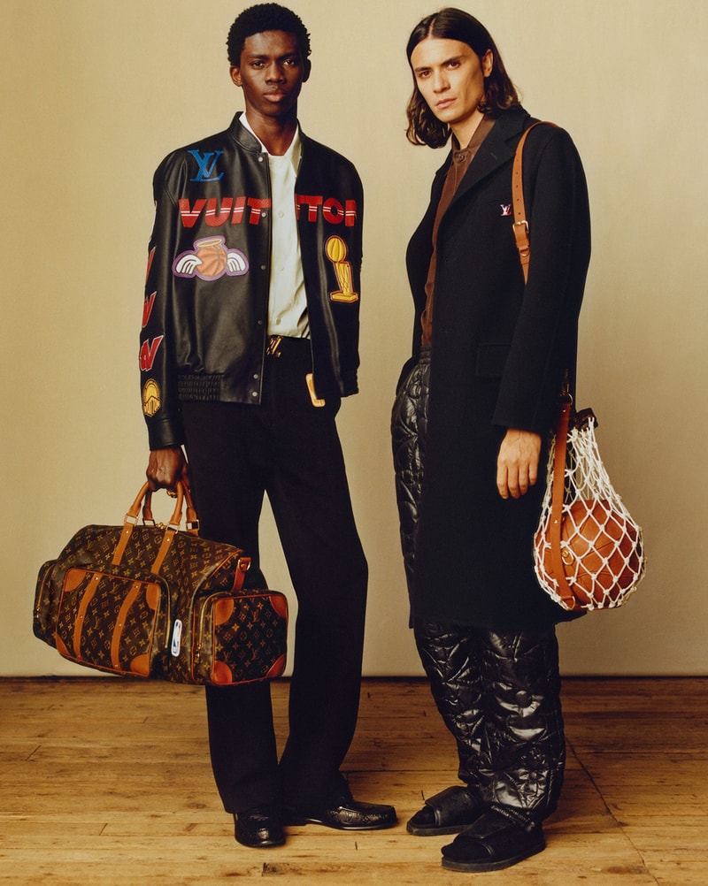 louis vuitton nba pre fall collaboration capsule keepall bag jacket trousers basketball