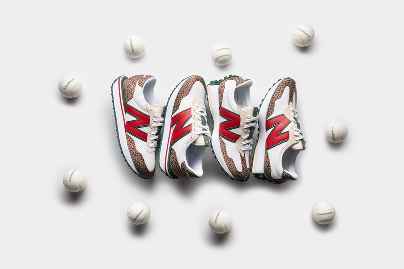 new balance casablanca collaboration sneakers 237 327 tennis balls