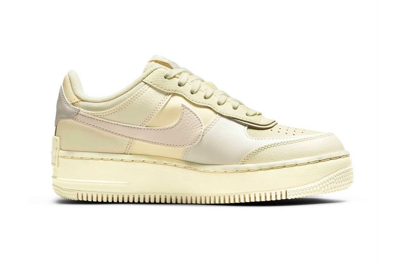 nike air force 1 af1 shadow womens sneakers coconut milk cream white colorway footwear shoes kicks sneakerhead lateral