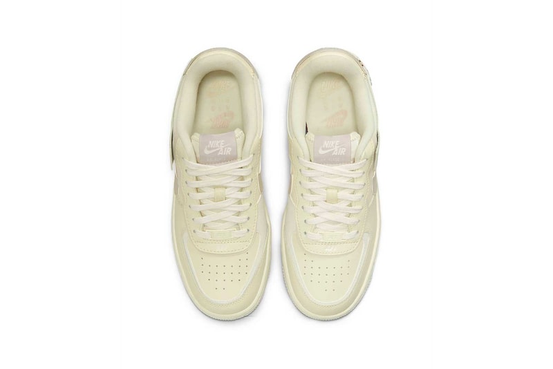 nike air force 1 af1 shadow womens sneakers coconut milk cream white colorway footwear shoes kicks sneakerhead top aerial insole