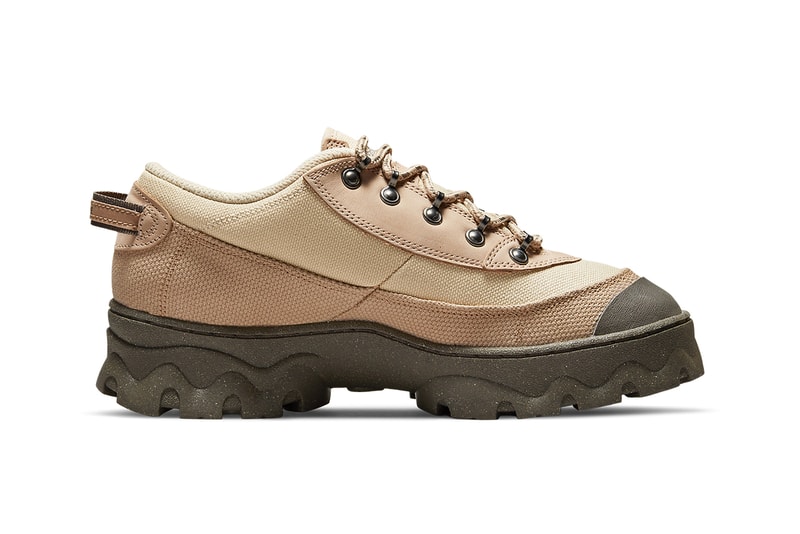 nike sportswear lahar low hemp smoke beige footwear shoes lateral