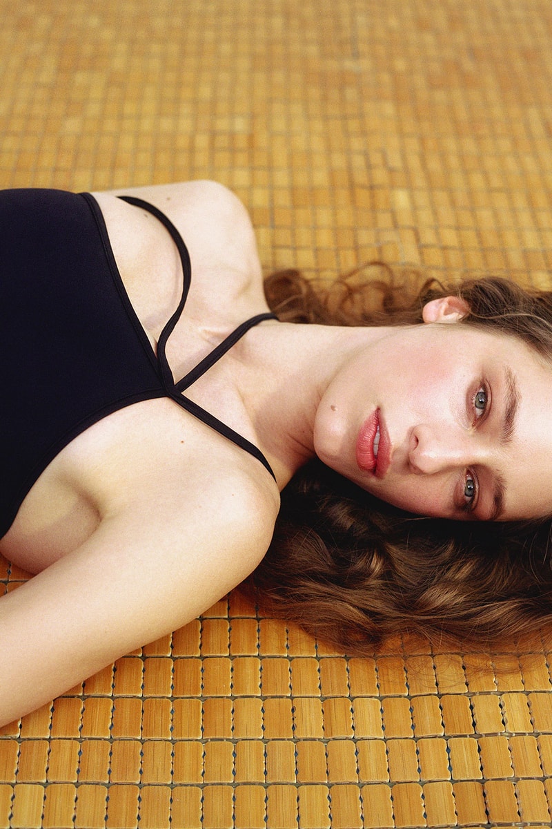 norba ukrainian brand eco-friendly sustainable swimwear collection floor halter asymmetrical