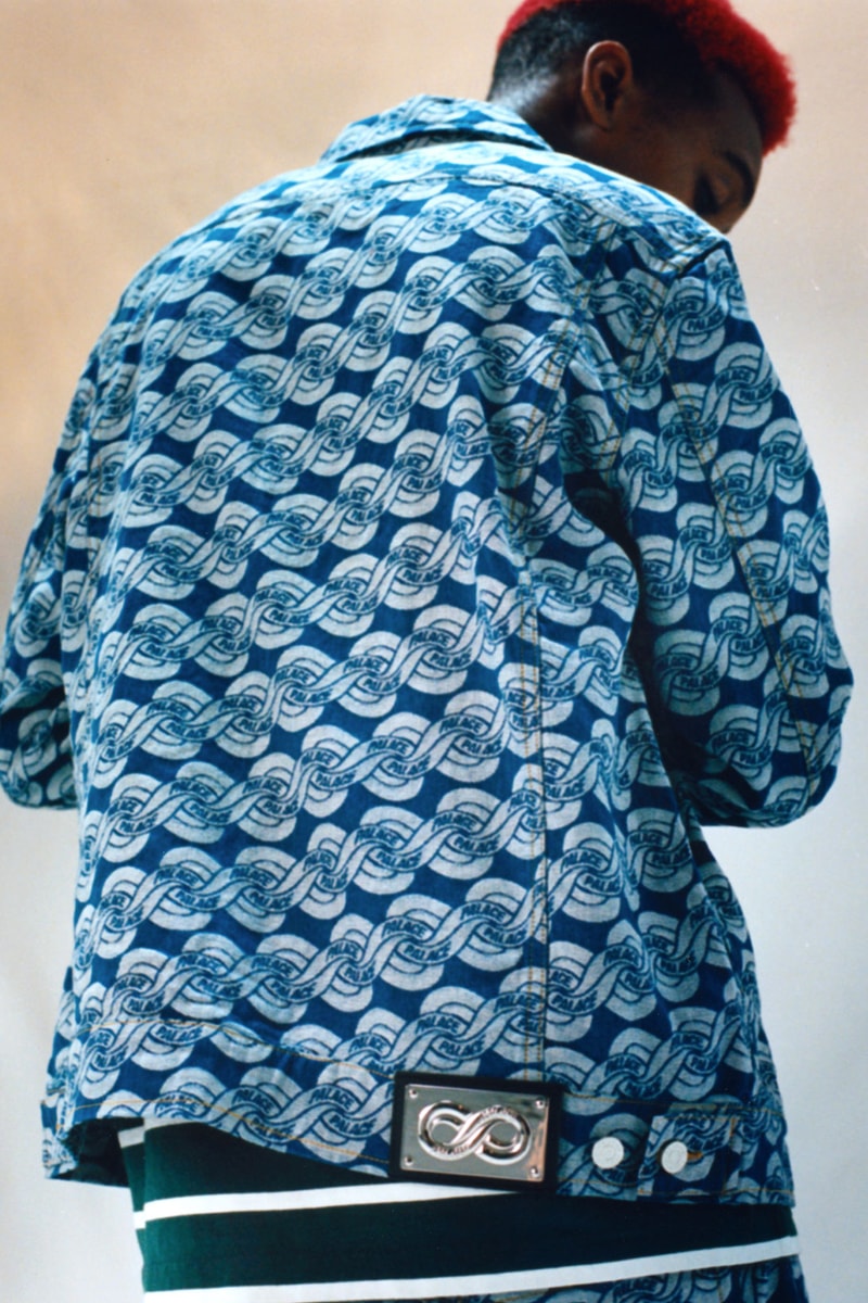 palace skateboards summer 2021 lookbook collection drop monogram denim jacket