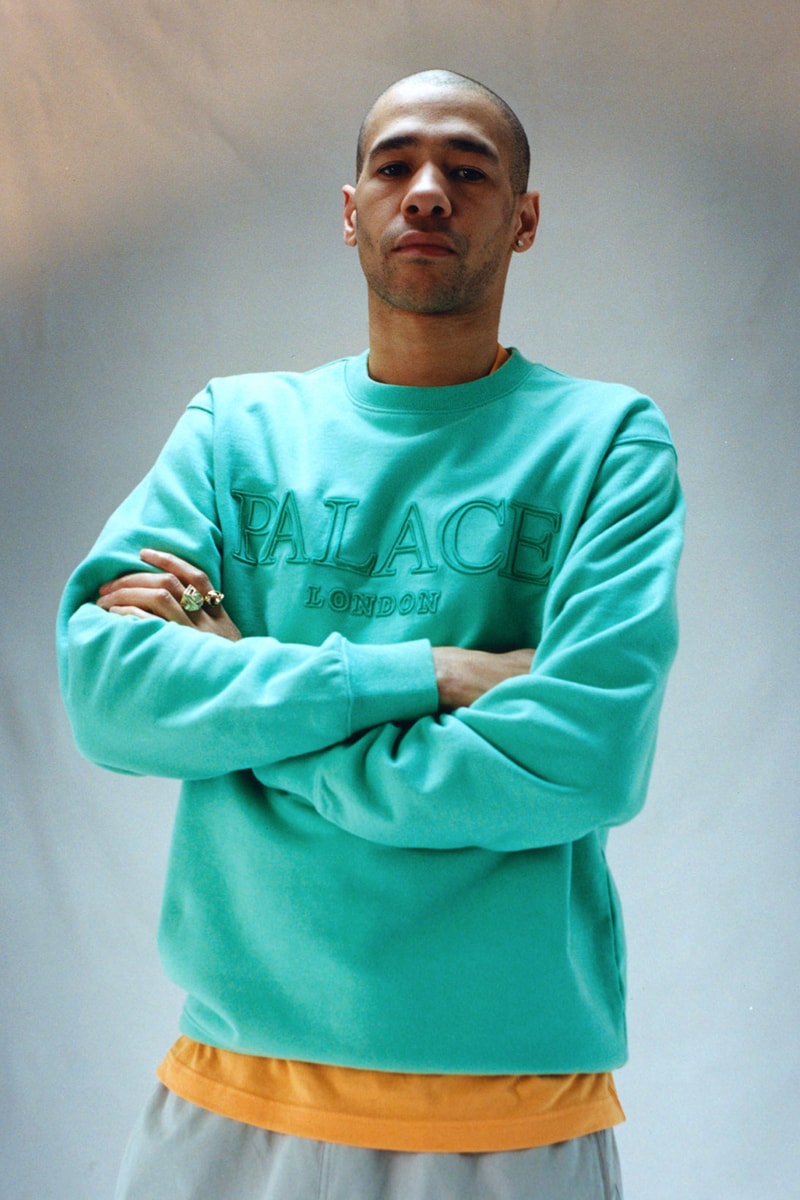 palace skateboards summer 2021 lookbook collection drop sweatshirt