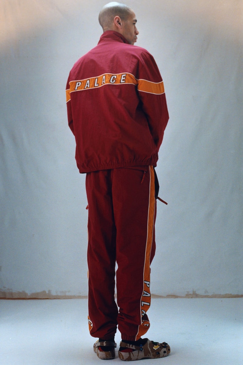 palace skateboards summer 2021 lookbook collection drop tracksuit crocs collaboration