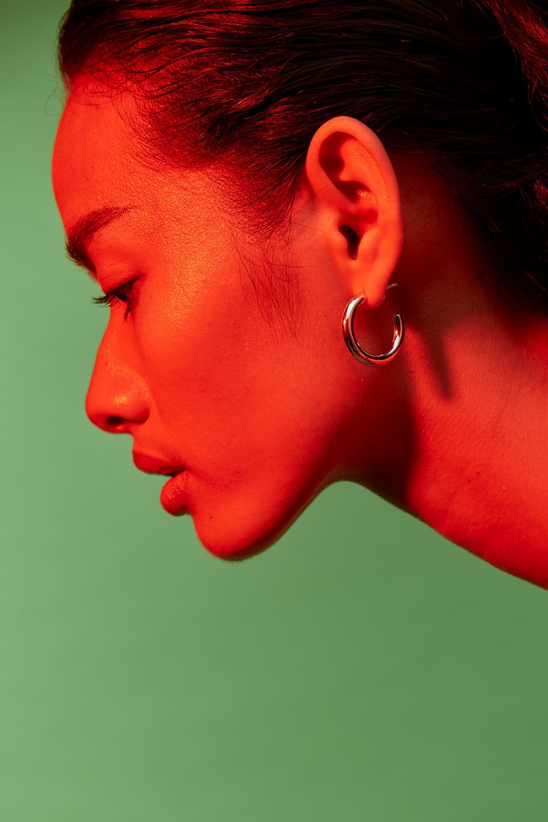 pattaraphan jewelry brand thailand co collection hoop earring face