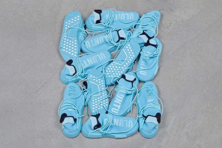 Pharrell Williams x adidas Originals Splash the Hu NMD in "Clear Aqua"