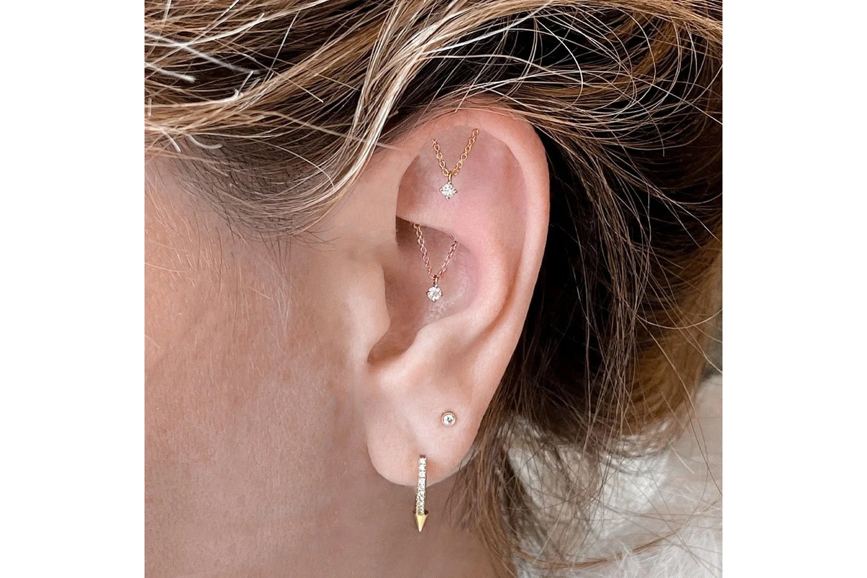 Ear Piercings Earrings Jewelry Lobe Cartilage