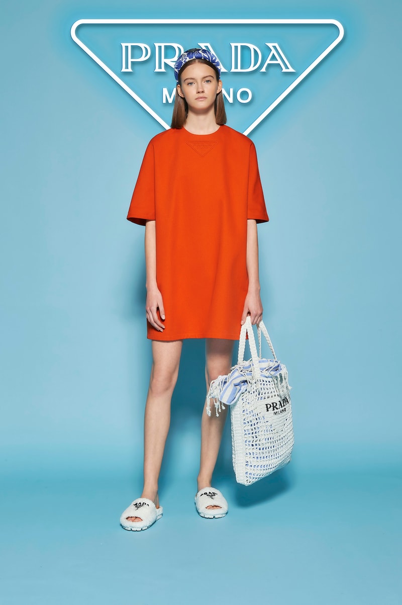 prada outdoor pop up hong kong ifc mall beachwear collection accessories